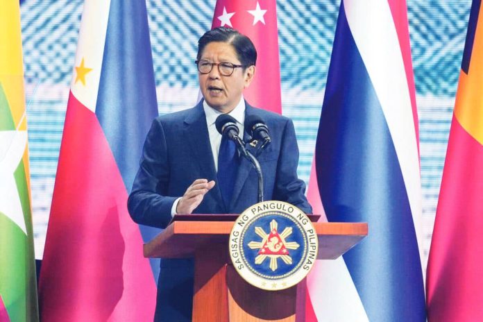 “The work of the Association of Southeast Asian Nations must continue, not despite the challenges, but because the times demand our answers to those challenges,” says President Ferdinand “Bongbong” Marcos Jr. at the opening the 48th Association of Southeast Asian Nations Summit and Related Meetings at the Mactan Expo Center in Cebu.