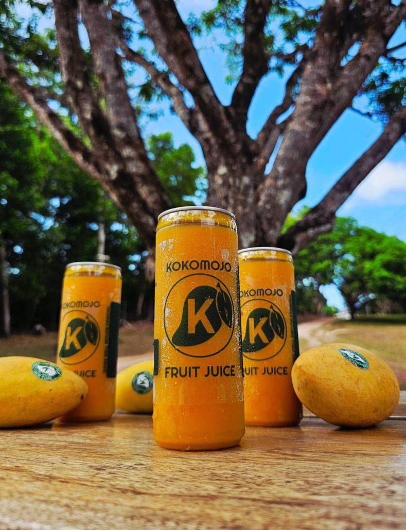 Kokomojo’s Fresh Mango Juice highlights the natural sweetness and vibrant flavor of freshly harvested Guimaras mangoes.