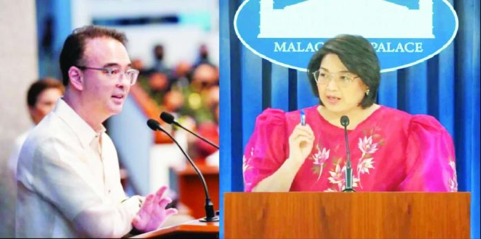 Palace_disputes_copy_compressed_resized CAYETANO: “The Senate was under attack. That’s indisputable.” | CASTRO: “The Senate was not under attack. You can see that in the news.”