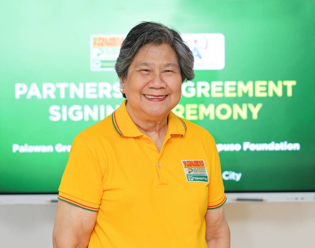 Palawan Group of Companies Deputy Chairman and Co-Founder Angelita M. Castro emphasized trust and accountability in directing donations to the GMA Kapuso Foundation, ensuring every peso reaches communities in need.