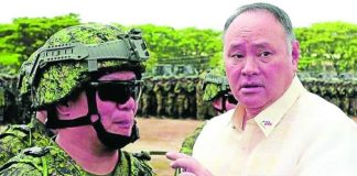 “I object to any peace talks with the New People’s Army. The Filipinos are at peace. They are the ones disturbing the peace. So, why should we talk to them,” says Defense Secretary Gilbert Teodoro. MARIANNE BERMUDEZ, PHILIPPINE DAILY INQUIRER