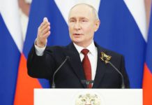 Putin says he thinks Ukraine conflict ‘coming to an end’ President Vladimir Putin says Russia was fighting a “just” war and called Ukraine an “aggressive force” that was being “armed and supported by the North Atlantic Treaty Organization.”