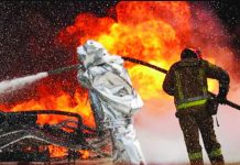 Deadly Russian drone attacks on Ukraine resume after ceasefire expires Ukrainian firefighters tackle a blaze following Russian drone strikes in the central Dnipropetrovsk region. DSNS/DNIPROPETROVSK REGION
