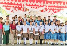 Twenty-one graduates from Tinocuan Elementary School, Tabugon Elementary School, and Tabugon National High School in Dingle, Iloilo receive cash incentives for their outstanding accomplishments during the School Year 2025–2026 from the SPC Island Power Corporation.