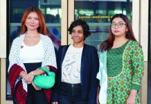 Singapore court fines women for pro-Palestinian walk These three women activists were charged for leading a walk to Singapore’s presidential compound in support of Palestinians. They were fined by a court. Provided by Kokila Annamalai