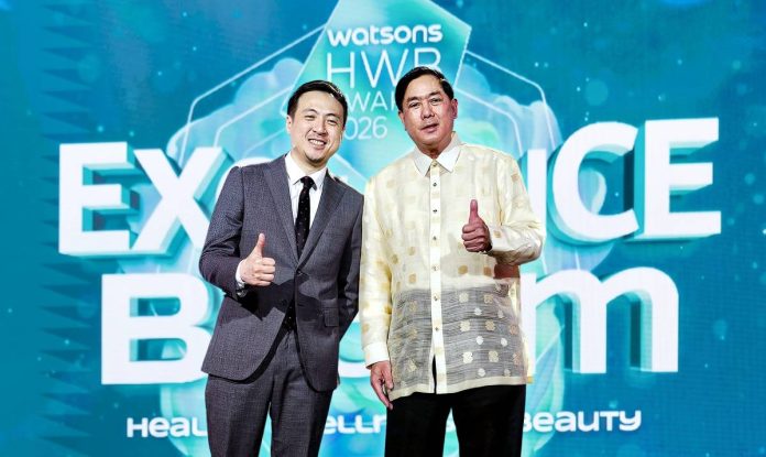 Watsons Honors the Best in Health, Wellness, and Beauty at HWB Awards 2026_1 Watsons Philippines COO Jefferson L. Go and Managing Director Danilo S. Chiong lead the celebration at the Watsons HWB Awards 2026, where the country’s leading health, wellness, and beauty partners came together to celebrate shared passion and meaningful partnerships that continue to shape the future of retail and positively impact millions of Filipino lives.