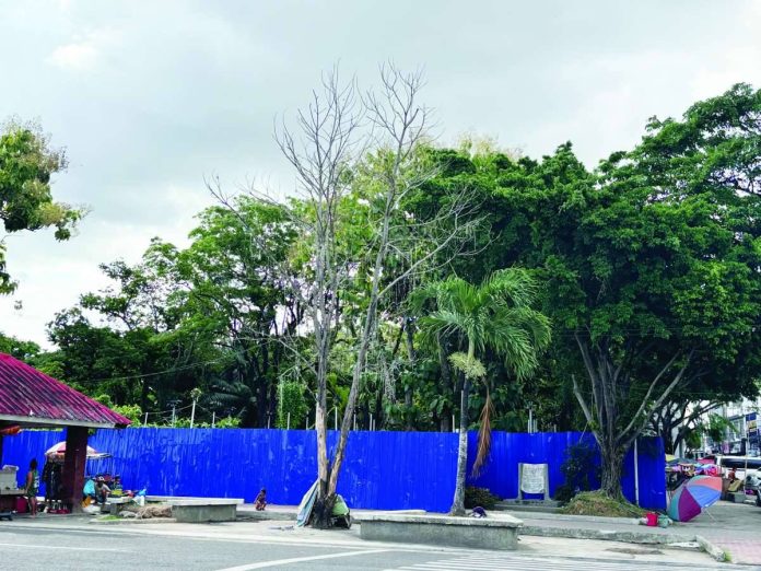 bacolod_plaza_compressed_resized A section of the Bacolod Public Plaza along San Juan Street in Bacolod City undergoes rehabilitation. The city government has created a Plaza and Parks Management Team to enforce regulations, maintain public recreational spaces, and preserve their cultural and environmental significance. MAE SINGUAY/PN