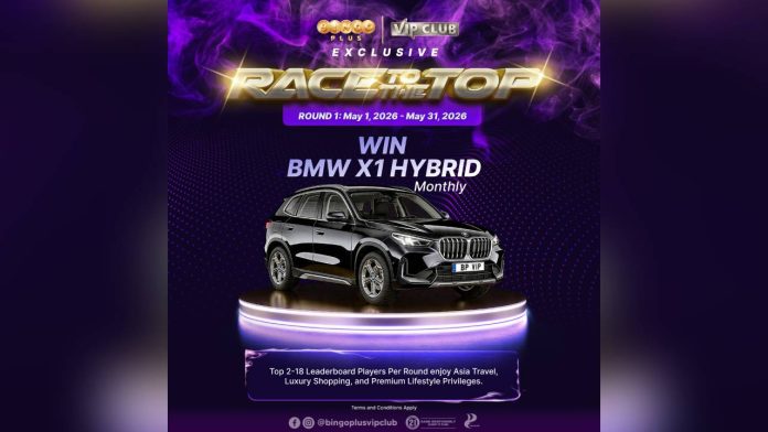 BingoPlus VIP Club offers BMW X1 Hybrid as top monthly prize