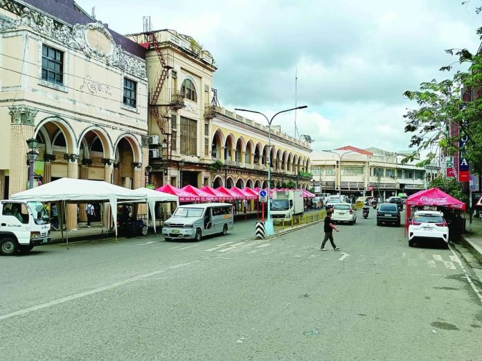 calle_real_pic_compressed_resized The Iloilo City Government and the University of the Philippines Visayas are collaborating on “Project 3: Heritage as Public Policy: Preserving and Promoting Iloilo Calle Real Buildings.” The initiative aims to safeguard the city’s architectural legacy while aligning it with economic growth strategies. Photo shows the Regent Arcade and Javellana buildings along Calle Real, two of the more prominent heritage structures in the city. AJ PALCULLO/PN