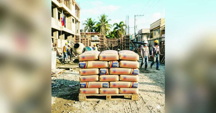 cement demand.JPG_superimposed The Cement Manufacturers Association of the Philippines says that government infrastructure spending — which accounts for about 40 percent of total cement demand — remained sluggish, while private sector construction had yet to show signs of a significant recovery. PHOTO COUURTESY OF OPENPR.COM