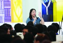 Iloilo City Public Information Officer Ma. Lucy M. Sinay talks about Social Media Ethics and Digital Responsibility during the “Guardians of Truth: Youth Forum on Information Integrity, Digital Responsibility, and Social Media Civility,” on May 25, 2026.