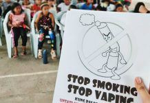 VAPE EPIDEMIC? DOH-6 warns of nicotine threat to Western Visayas youth The Iloilo City Anti-Smoking Task Force (ICAST) leads the Kids Smoke-free Storytelling Program at E. Yusay Memorial School in Arevalo district to educate young learners about the dangers of smoking and vaping. The Department of Health reminds the public that nicotine in cigarettes and vape products is highly addictive and may negatively affect brain development among children and adolescents. ICAST/FACEBOOK PHOTO