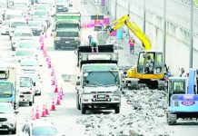 Gov’t infra spending still sluggish as of end-March Infrastructure and capital outlays plummeted 48 percent to P59.1 billion in March 2026 from a year ago, according to the latest data from the Department of Budget and Management. PHOTO COURTESY OF INQUIRER.NET