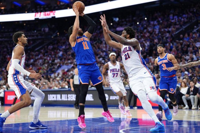 knicks-76ers Photo courtesy of Kyle Ross-Imagn Images via Reuters