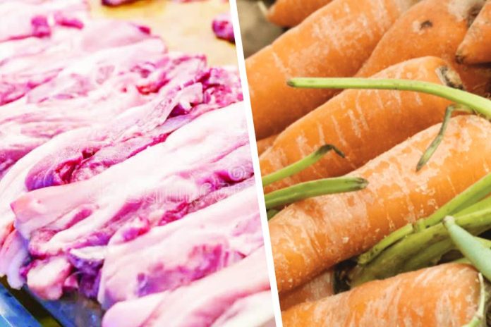liempo-carrots The Agriculture department is eyeing price caps of P380 per kilo for liempo and P100 per kilo for carrots.
