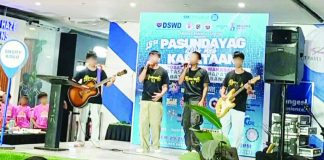 “The Regional Rehabilitation Center for Youth (RRCY) is designed to provide special protection, care and rehabilitation for children who have gone astray. Our goal is to create a safe and nurturing environment that feels like home,” says Gloria E. Templanza, Social Welfare Officer IV and center head. Photo shows musically inclined residents and members of RRCY band performing for visitors.