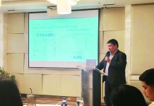 Colliers Philippines research director Joey Roi Bondoc discusses the economic outlook and rising property demand during a property briefing in Iloilo City, highlighting how high-value outsourcing firms and business process outsourcing investments are fueling the city’s rapid growth as a business hub. NELJOY GALIGAO/PN