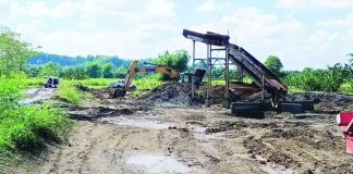 Atty. Cesar Emmanuelle Buyco Jr., head of the Provincial Government Environment and Natural Resources Office (PGENRO), says quarry permits issued by the province are generally valid for five years but may be revoked if operators violate quarrying guidelines, including extracting beyond the approved volume. Photo shows a quarry site in Barangay Cabudian, Dueñas, Iloilo flagged by PGENRO for failing to secure operating permit. PGENRO PHOTO