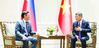 Philippine President Ferdinand R. Marcos Jr. (left) and Vietnamese Prime Minister Lê Minh Hưng hold a bilateral meeting on May 7, 2026 on the sidelines of the 48th ASEAN Summit and Related Meetings in Cebu. The two leaders agreed to establish a long-term rice trade mechanism to ensure stable supply and strengthen food security cooperation between the Philippines and Vietnam. PHOTO COURTESY OF PCO