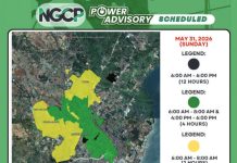 12-hour scheduled power outage to affect 3 MORE Power substations on May 31 This color-coded map shows the coverage for the upcoming National Grid Corporation of the Philippines-requested scheduled power interruption within MORE Electric and Power Corporation’s (MORE Power) franchise areas, particularly portions of Jaro, La Paz and Mandurriao in Iloilo City and Pavia, Iloilo, in on Sunday, May 31.