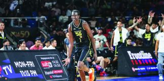 TNT Tropang 5G import Bol Manute Bol has emerged as the leading contender for the PBA Season 50 Commissioner’s Cup Best Import award after dominating the elimination round. PBA PHOTO