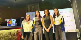 Free agents Erika Santos, Vanessa Gandler, and Jaja Maraguinot have officially signed with Capital1 Solar Energy Solar Spikers. PHOTO COURTESY OF MHICAELA BELEN