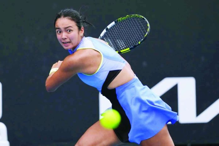 sports_Eala_compressed_resized Alexandra Eala reacts during her Italian Open victory over Poland’s Magdalena Frech in Rome, Italy. WTA PHOTO