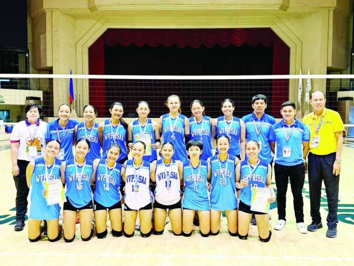 sports_WV_compressed_resized The Western Visayas women’s volleyball team celebrates after capturing the championship in the 2026 National PRISAA Games in Bacolod City. PHOTO COURTESY OF IT’S CECILLE V2