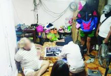 Law enforcers arrested a barangay tanod and his wife, tagged as high-value suspects, and seized more than P1 million worth of alleged shabu on May 6 in Zone 3, Barangay San Juan, Molo, Iloilo City. ICPO PHOTO