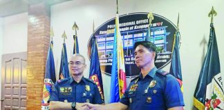 New Police Regional Office 6 (PRO-6) director Brigadier General Randulf Tuaño unveils a four-point agenda centered on intensified police visibility, stronger anti-criminality measures, expanded community partnerships, and transparency through media engagement. “Sa ating rehiyon, patuloy nating isusulong ang adhikaing responsive, trusted, at transformative policing for safer Western Visayas… Ito ang main gabay sa bawat desisyon at bawat serbisyo ibabahagi natin sa publiko,” he says. Also in photo is PRO-6 chief Brigadier General Josefino Ligan. AJ PALCULLO/PN