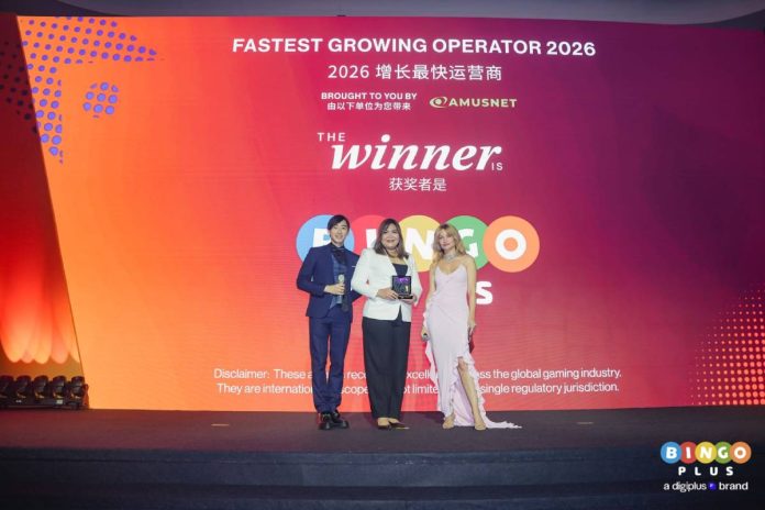 1 BingoPlus is named the Fastest Growing Operator in 2026 by SiGMA