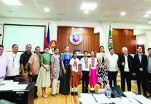 Members of the Sangguniang Panlalawigan of Antique posed with Palarong Pambansa medalists Kent Reynald Fernandez and Precious Mae Sebullen of Belison, and Maria Cecilia Z. Piedad of San Jose de Buenavista during a recognition ceremony at the SP Session Hall on Monday. The provincial board commended six Antiqueño athletes who won medals in the 2026 Palarong Pambansa in Agusan del Sur and is set to pass a resolution honoring their achievements. MACKY TORRECHILLA PHOTO