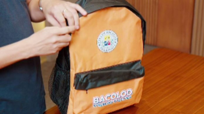 Packs of notebooks, writing pads, pencils, sharpeners, and customized backpacks are prepared for distribution to Grades 1 to 3 public school students in Bacolod City. More than 113,000 public school learners from Kindergarten to Grade 12 are set to benefit from the city's free school supplies and uniform program this year, funded through the Special Education Fund. BCCO-PIO PHOTO
