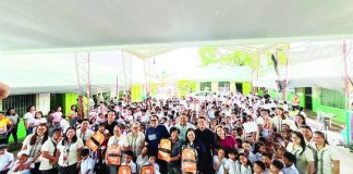 Bacolod City Mayor Greg Gasataya, joined by members of the City Council, led the distribution of free school supplies and school bags to students of Cabugwason Elementary School on June 8, 2026. The city government's educational assistance program is expected to benefit more than 113,000 students enrolled in public elementary and secondary schools across Bacolod City for School Year 2026–2027. BCCO-PIO PHOTO