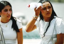 France warns even young people’s health at risk as Europe’s heatwave shifts east A woman places a bottle filled with ice on her head to cool down at St. Peter’s Square in the Vatican. Temperatures in Italy are yet to peak, with over 40C expected on Monday. GETTY IMAGES