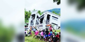 The Malalan Barangay Hall in Jose Abad Santos, Davao Occidental following the magnitude 7.8 earthquake that hit Sarangani province on June 8, 2026. The Insurance Commission on June 17 directed all regulated entities to facilitate claims processing in areas declared under a state of calamity. PHOTO COURTESY OF JUREL BAYANG