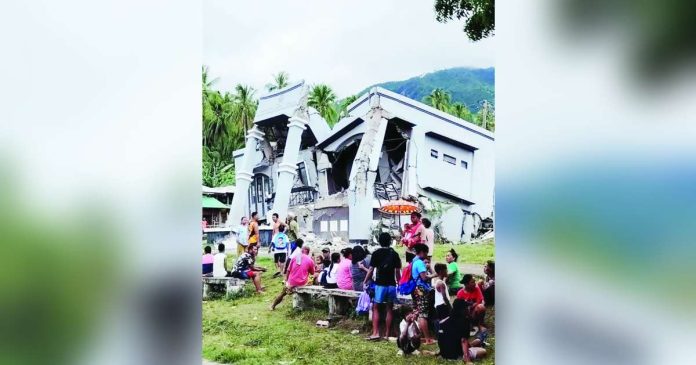 IC orders.JPG_superimposed The Malalan Barangay Hall in Jose Abad Santos, Davao Occidental following the magnitude 7.8 earthquake that hit Sarangani province on June 8, 2026. The Insurance Commission on June 17 directed all regulated entities to facilitate claims processing in areas declared under a state of calamity. PHOTO COURTESY OF JUREL BAYANG