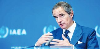 The director general of the International Atomic Energy Agency, Rafael Grossi, says Iran's highly enriched uranium would be inspected. EPA