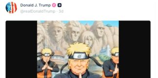 United States President Donald Trump most recently posted a video in which he depicts himself as Naruto, a popular Japanese animation character. DONALD TRUMP/TRUTH SOCIAL