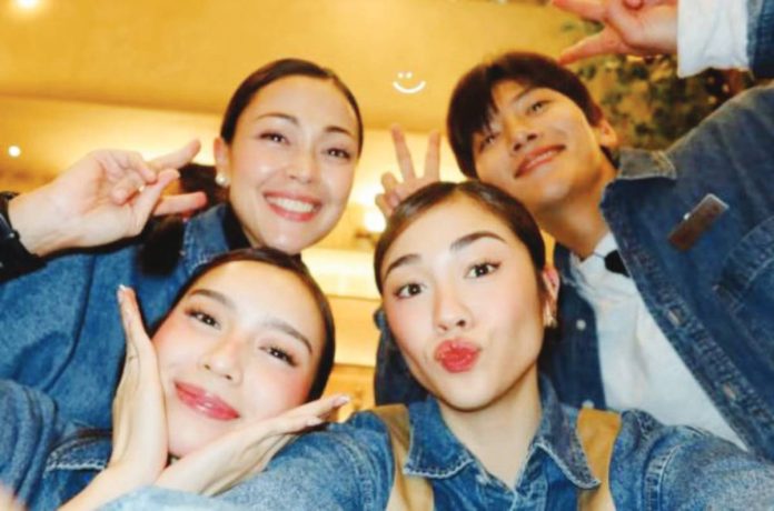 Ji Chang-wook copy Ji Chang-wook (upper right) with Jodi Sta. Maria, Francine Diaz, and Janella Salvador. @SUPERJANELLA/INSTAGRAM PHOTO