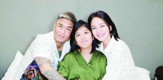 Kris Lawrence and Katrina Halili with their daughter Katie. KATRINA HALILI/FB PHOTO