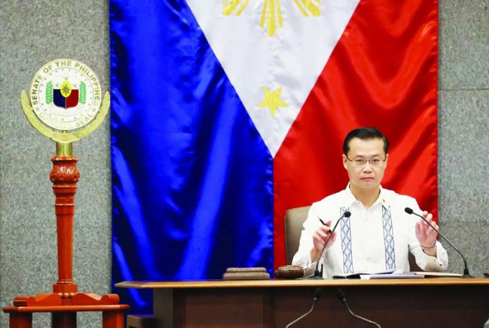 PBBM_Gatchalian_copy_compressed_resized The change in Senate leadership – now led by Senate President Sherwin Gatchalian – should help restore stability and allow lawmakers to focus on their constitutional and legislative duties.