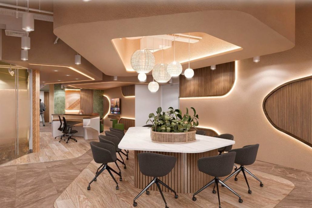 Artist’s Perspective. work.able Iloilo’s co-working space, designed to support collaboration, flexibility, and day-to-day business productivity.