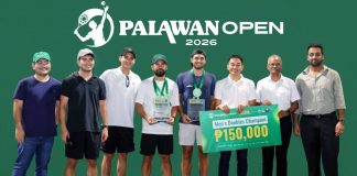 From the Palawan Group of Companies, Mr. Bernard V. Kaibigan, Chief Marketing Officer, and Mr. Miguel Mangabat, PalawanPay Marketing Manager; from Gentry Timepieces, Mr. Hayb Anzures; from PHILTA, Hon. Congressman Eric Olivarez; and special guests Indian National Coach Yatharth Bhardwaj and His Excellency Ambassador Shri Harsh Kumar Jain, Ambassador of India to the Philippines, graced the event, where Papa and Alcantara were awarded champions in the Men’s Doubles division of the tournament.