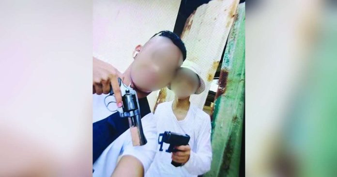 School safety copy_compressed_superimposed The Philippine National Police has shared this photo of the two minor suspects in the deadly shooting at a public high school in Tacloban City that left three students dead and several others wounded.