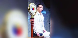 “Ayon sa NBI intelligence merong banta na pwedeng mangyari sa Senado at kailangan po kami mag-adjust ng security efforts,” says Senate President Pro Tempore Sherwin Gatchalian. PHILIPPINE STAR/RYAN BALDEMOR