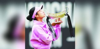 Alexandra Eala celebrates her rise to World No. 33 in the latest WTA rankings after capturing the 2026 WTA Lexus Birmingham Classic title in England. PHOTO COURTESY OF BIRMINGHAM OPEN