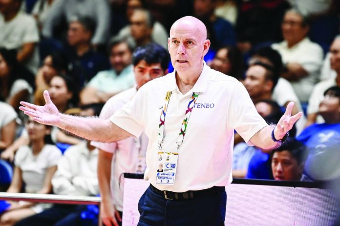 Tab Baldwin has taken a leave of absence as head coach of the Ateneo de Manila University Blue Eagles while the university conducts an independent investigation into the deaths of players Rene Clert Baterbonia and Divine Adili during a team-building activity in Aurora.