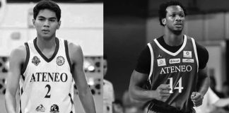 Ateneo de Manila University basketball players Rene Clert Baterbonia and Divine Adili, who died in a drowning incident during a team-building activity in Dipaculao, Aurora province. The Philippine National Police has launched an investigation into the tragedy. PHOTO COURTESY OF FASTBREAK