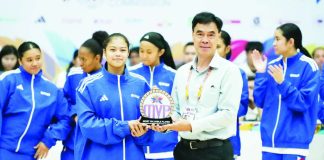Ilongga Rhiane Perez was crowned MVP after leading Gilas Pilipinas Girls to an unbeaten championship run in the Southeast Asia Basketball Association (SEABA) U18 Women’s Qualifiers and a berth in the FIBA U18 Women’s Asia Cup. SBP PHOTO